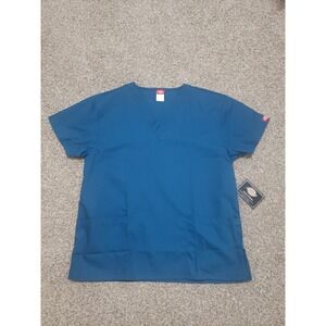 Unisex Dickies NWT Dark Teal Size Medium Scrub Top